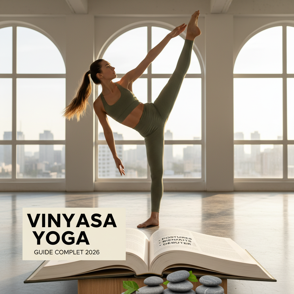 Vinyasa yoga : guide complet 2026 (postures, bienfaits, débuter)