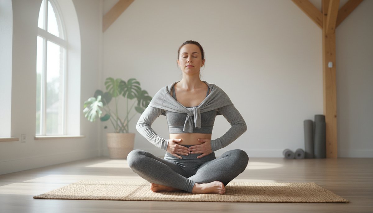 Respiration pilates pour activer le transverse abdominal