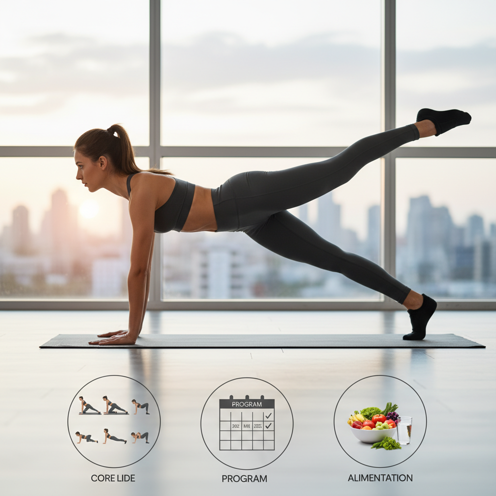 Abdos femme ventre plat : le guide complet (exercices, programme, alimentation)