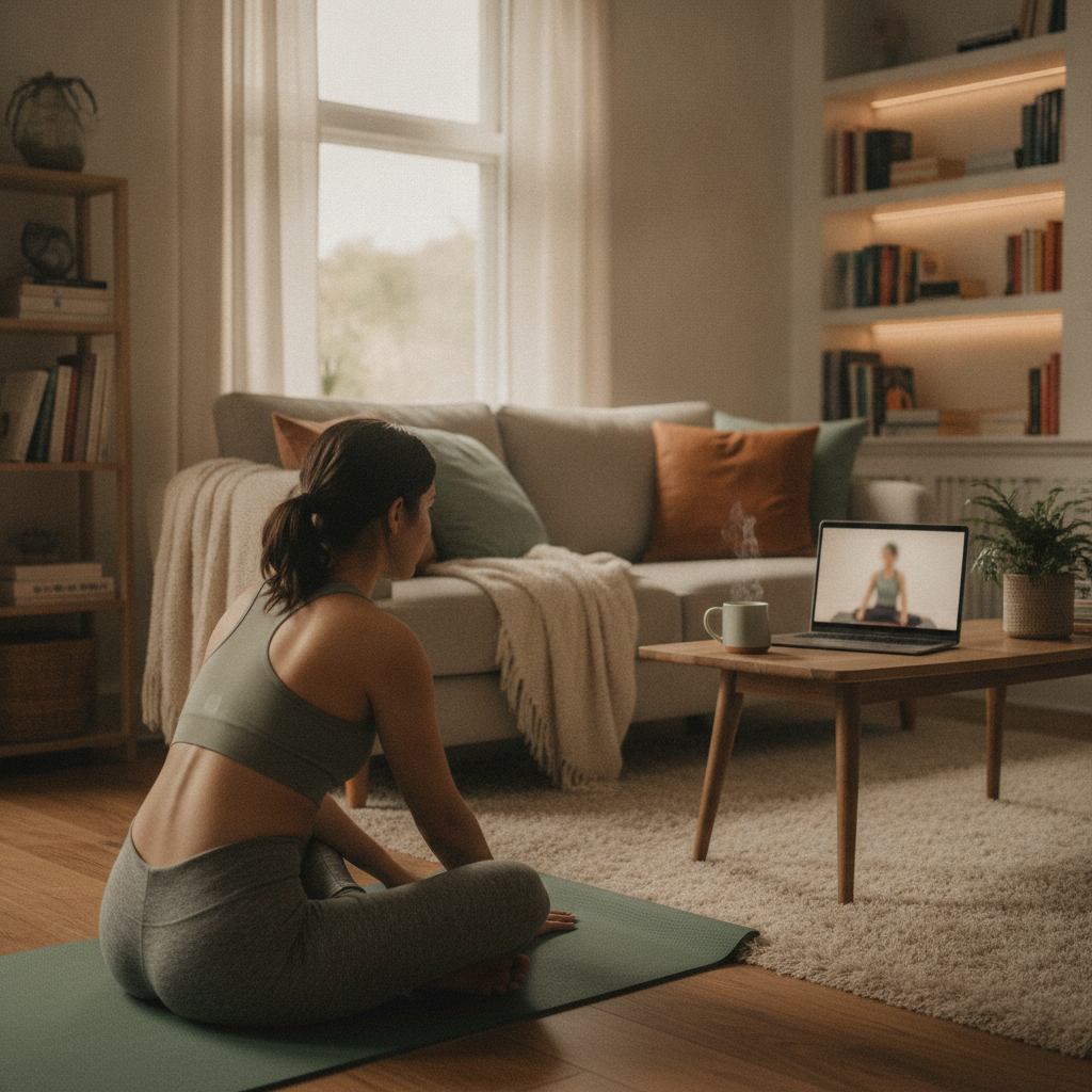 suivre une seance de yoga des yeux en video