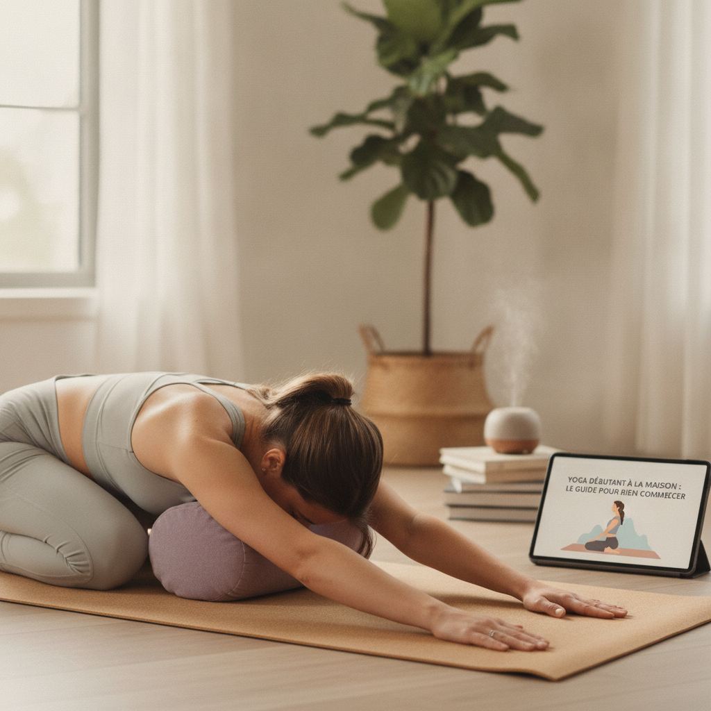 Yoga débutant à la maison : le guide pour bien commencer