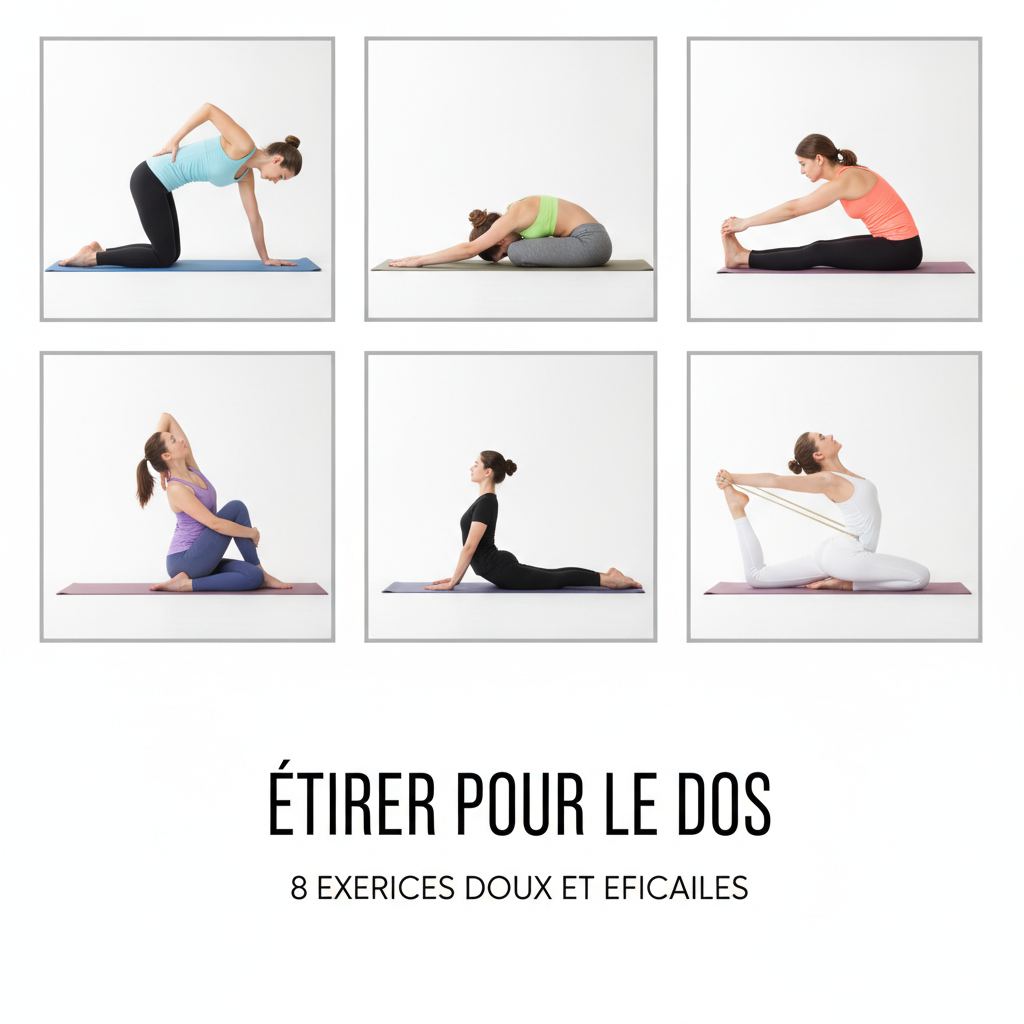 Étirement pour le dos : 8 exercices doux et efficaces